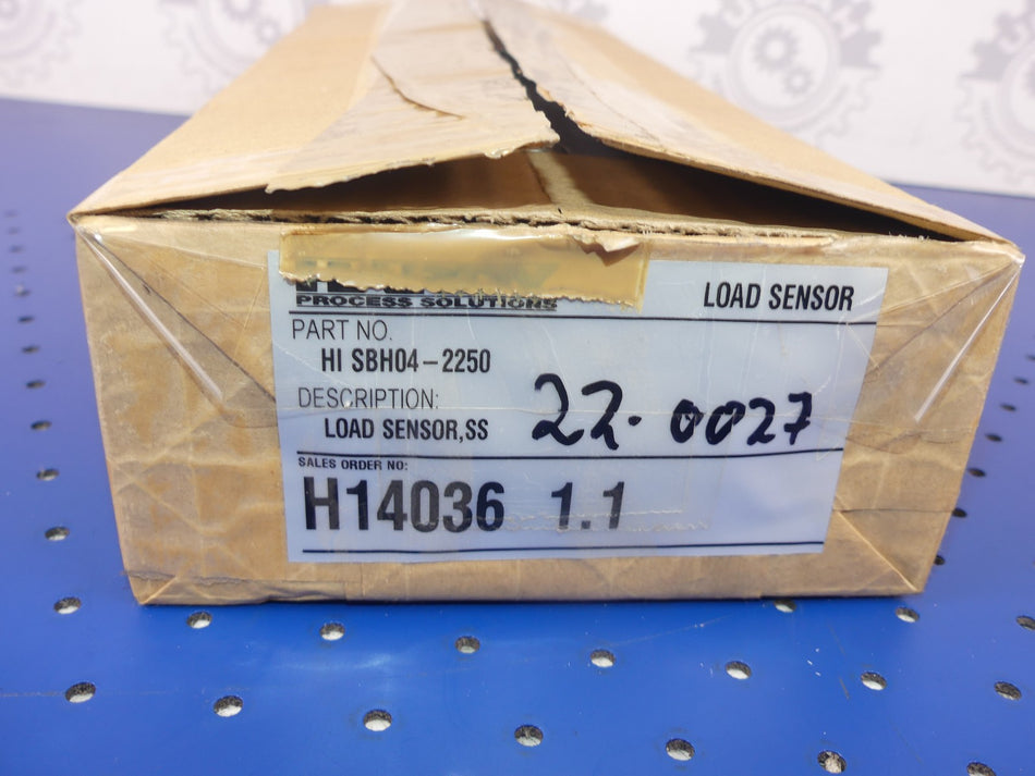 HARDY PROCESS SOLUTIONS LOAD SENSOR HI SBH04-2250 NEU