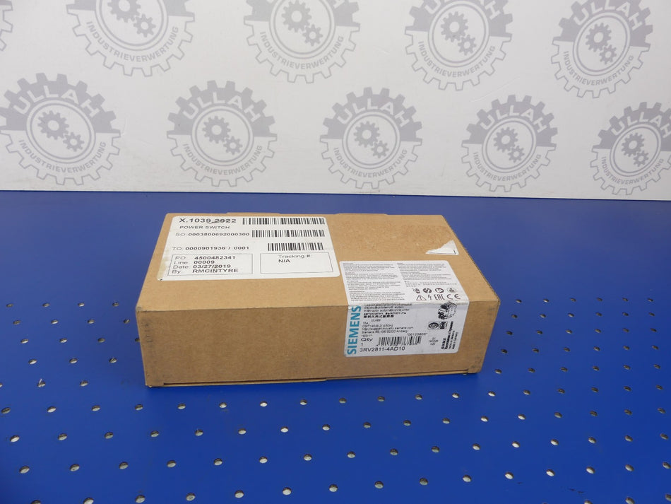SIEMENS 3RV2811-4AD10 NEU