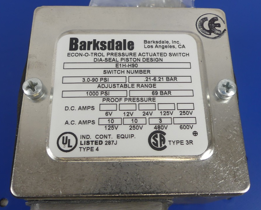 Barksdale E1H-H90