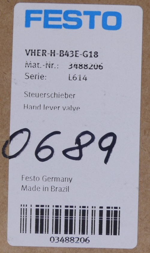 Festo VHER-H-B43E-G18 3488206