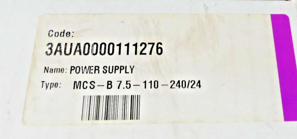 MURR power supply MCS-B 7.5-110-240/24