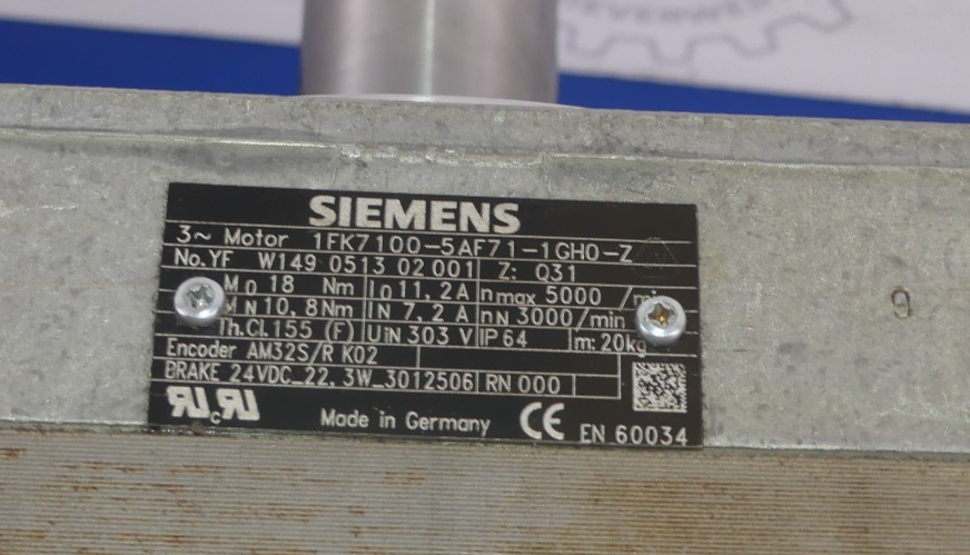 Siemens 1fk7100-5af71-1gh0-z