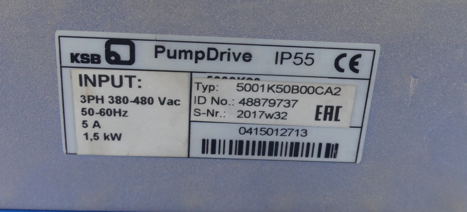 KSB 5001K50B00CA2