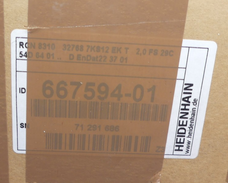 HEIDENHAIN RCN 8310 32768 7KS12 EKT 2,0 FS 29C 667594-01 NEU
