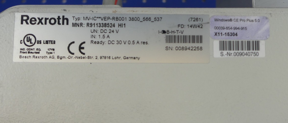 REXROTH MV-IC**VEP-RB001 3800_566_537