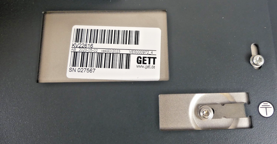 GETT KV22616 Edelstahl Tastatur
