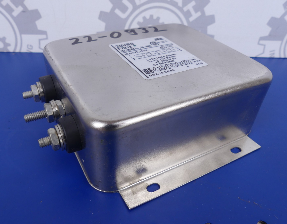 CORCOM EMI FILTER 20VR6 F7312