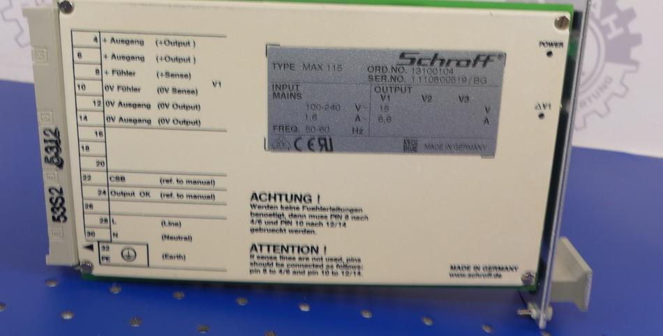 SCHROFF MAX 115