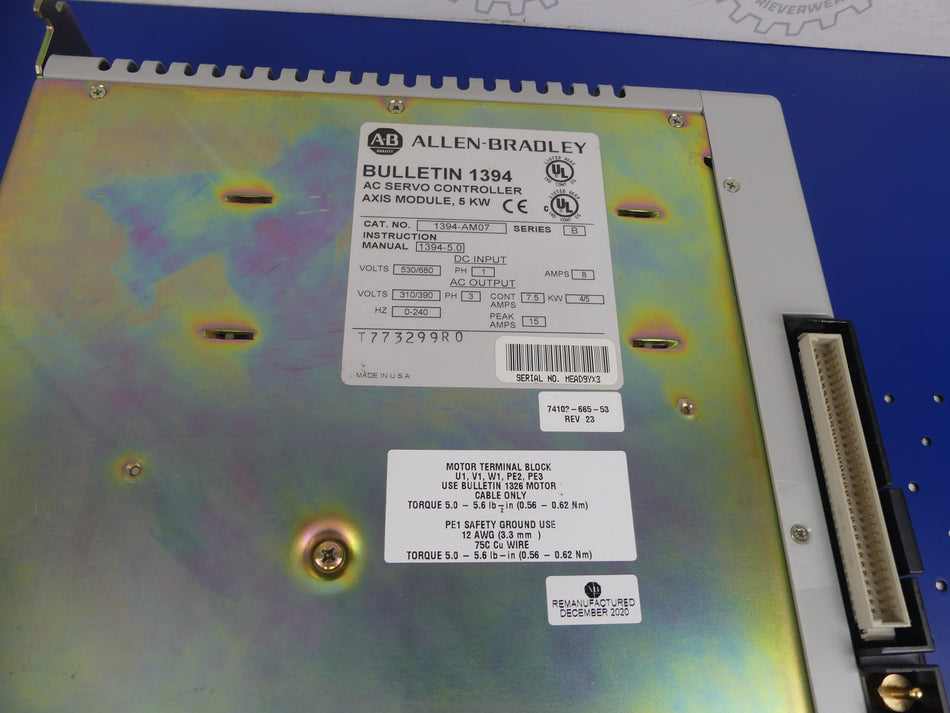 ALLEN-BRADLEY BULLETIN 1394 1394-AM07