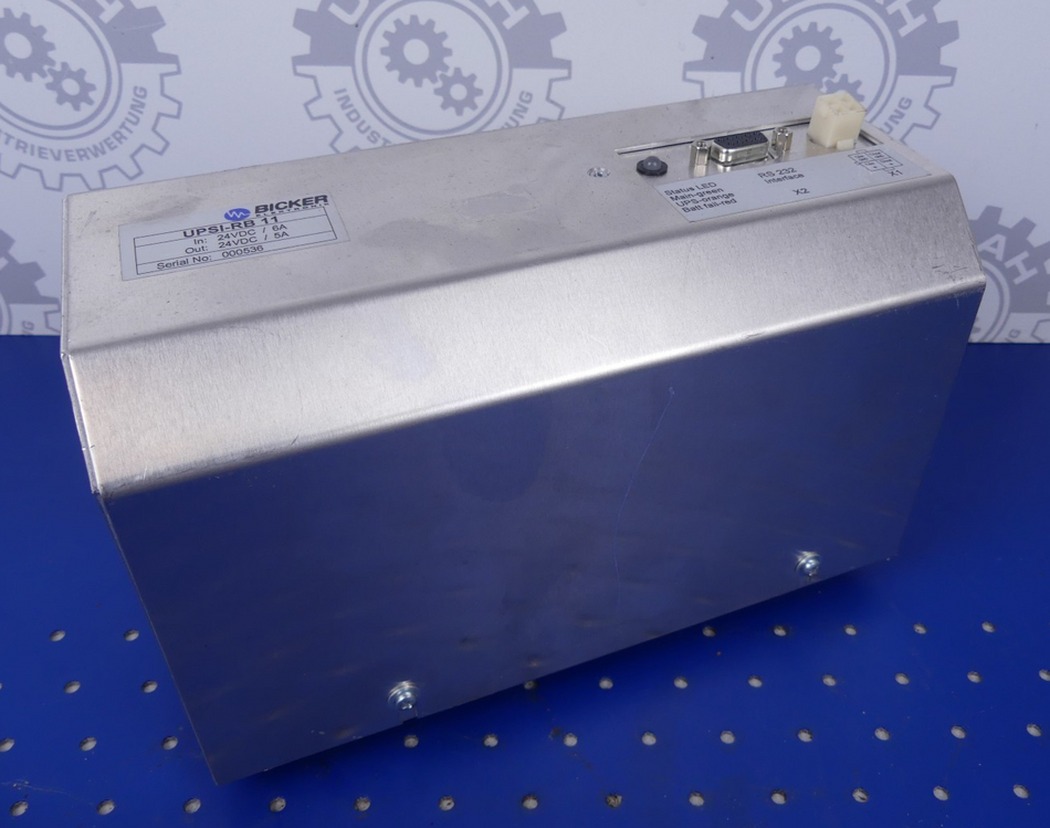 Bicker Elektronik UPSI-RB11 24VDC/6A DC USV used