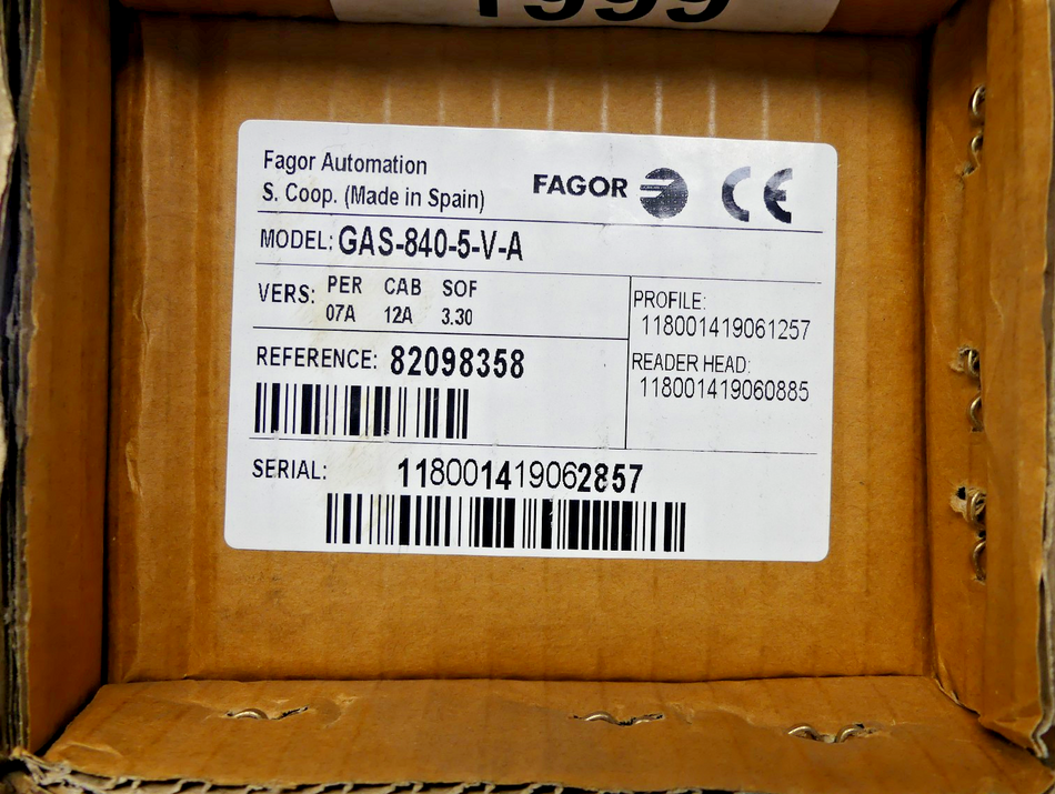 FAGOR AUTOMATION GAS-840-5-V-A