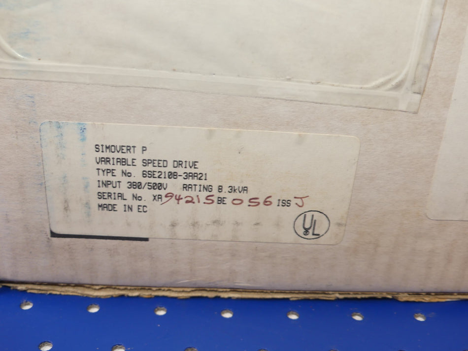 SIEMENS 6SE2108-3AA021 NEU