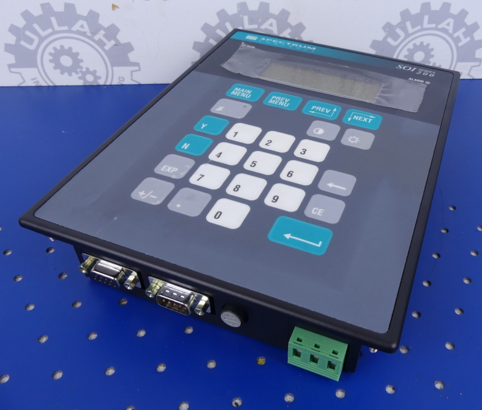 Spectrum Controlls SOI 200 Ser E 260AL401X Opetaror Interface