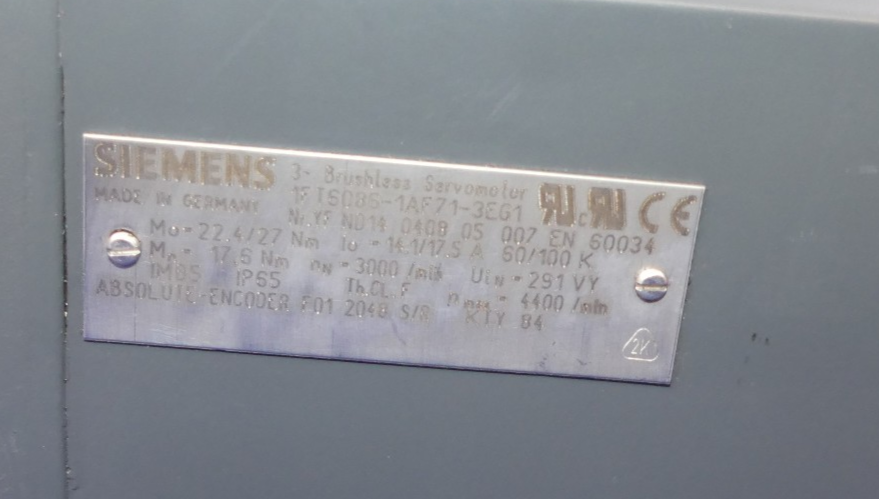 SIEMENS 1FT6086-1AF71-3EG1