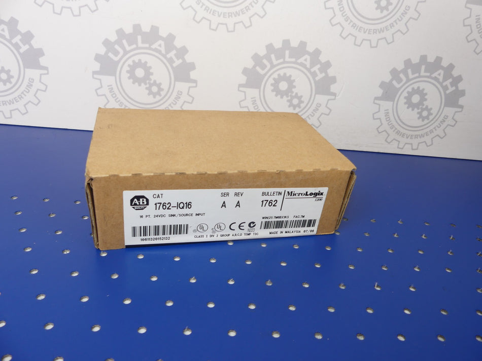 ALLEN BRADLEY CAT 1762-IQ16 NEU