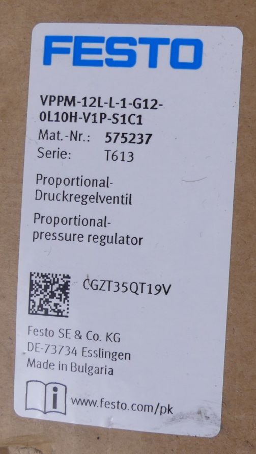 Festo VPPM-12L-L-1-G12-0L10H-V1P-S1C1 575237