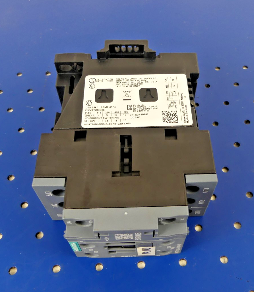 SIEMENS CSA B44.1 ASME A17.5