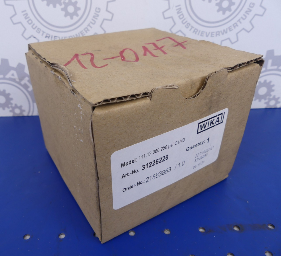 WIKA 111.12.080 250 psi G1/4B 31226226 Manometer