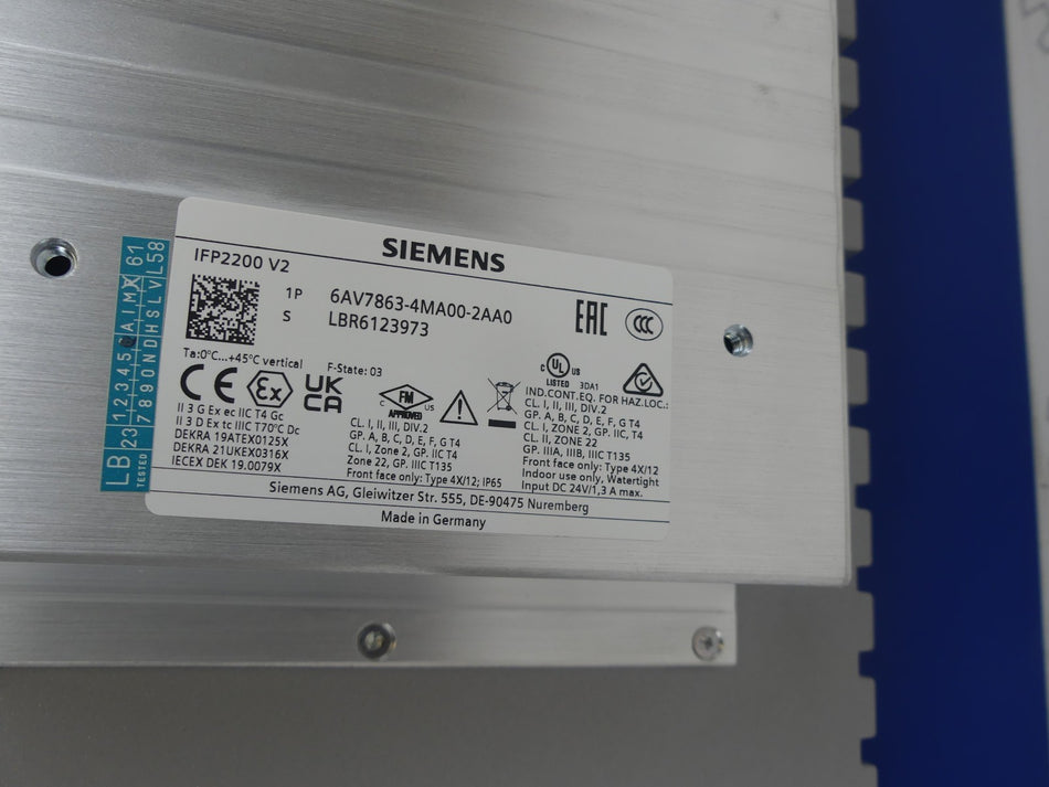 SIEMENS 6AV7863-4MA00-2AA0 NEUWERTIG