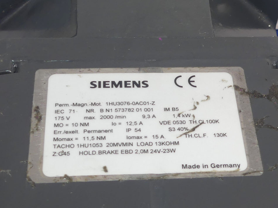 SIEMENS 1HU3076-0AC01-Z