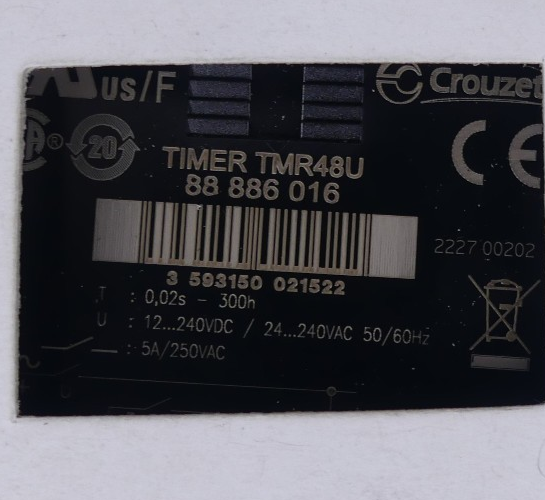 Crouzet TMR48U Timer 88 886 016
