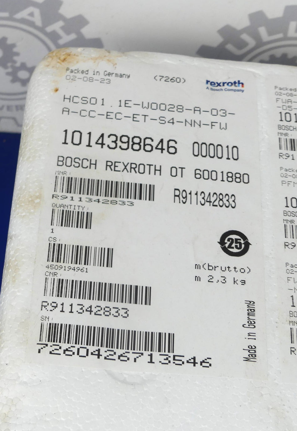 REXROTH HCS01.1E-W0028-A-03-A-CC-EC-ET-S4-NN-FW NEU