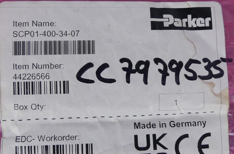 Parker SCP01-400-34-07 Drucksensor