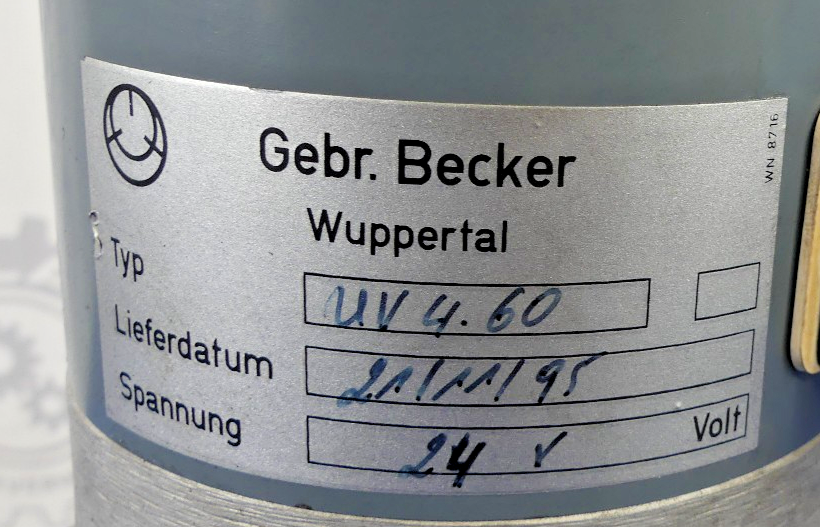 Gebr.Becker Wuppertal UV4.60