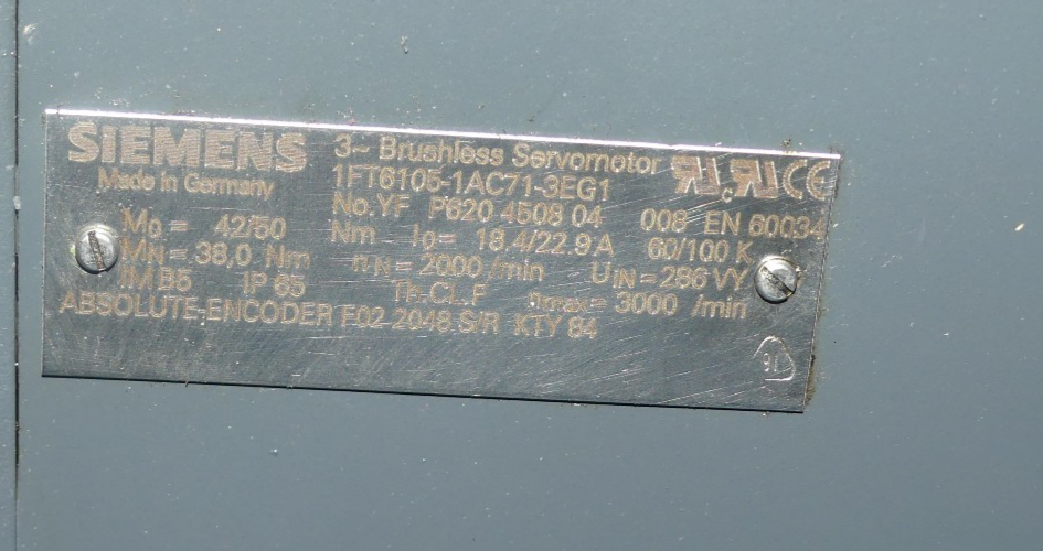 SIEMENS 1FT6105-1AC71-3EG1