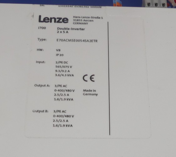 LENZE E70ACMSE0054SA2ETR