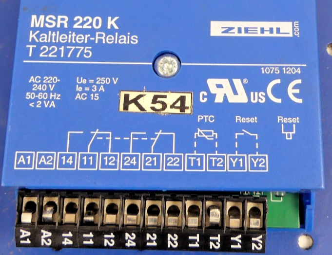 ZIEHL  MSR 220 K