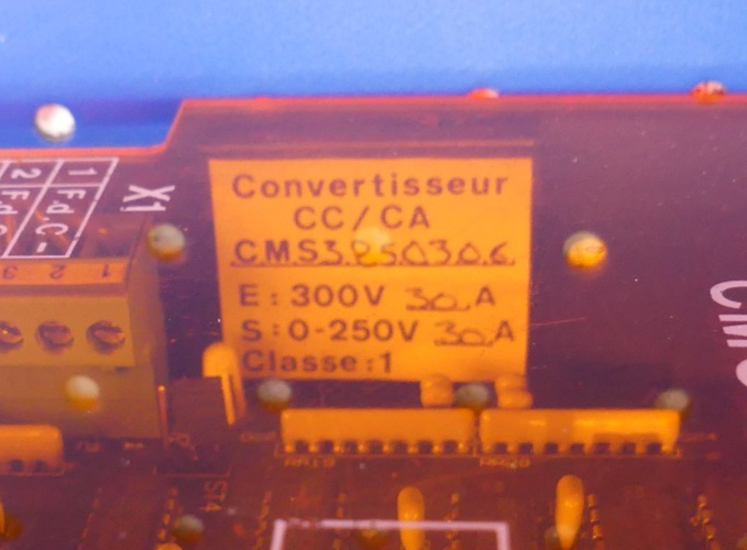 GEC ALSTHOM PARVEX CMS2 ALSTHOM CMS325.03.06 NEU
