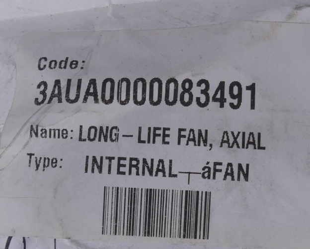 ABB 3AUA0000083491 Axiallüfter
