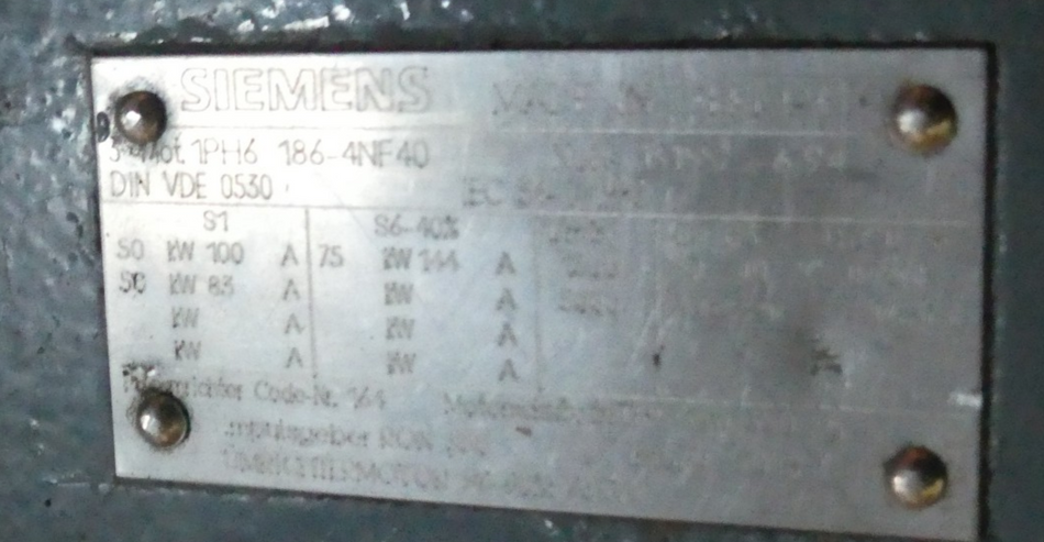 SIEMENS 1PH6186-4NF40