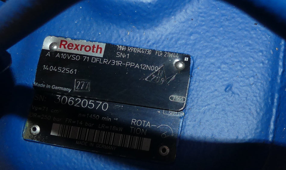 Rexroth  A A10VSO71DFLR/31R-PPA12N00 Neu