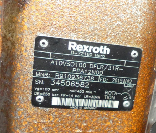REXROTH A10VS0100 DFLR/31R-PPA12N00 unbenutzte wie neu