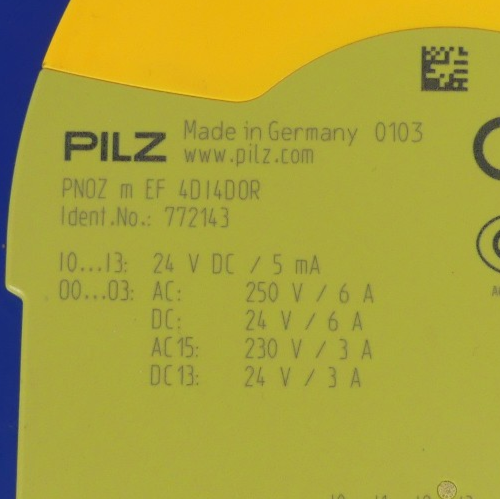Pilz PNOZ m EF4D14D0R  772143 Expand Sicherheitsrelais