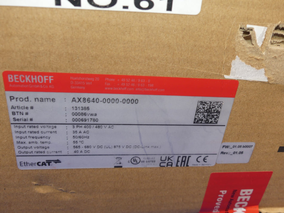 BECKHOFF AX8640-0000-0000