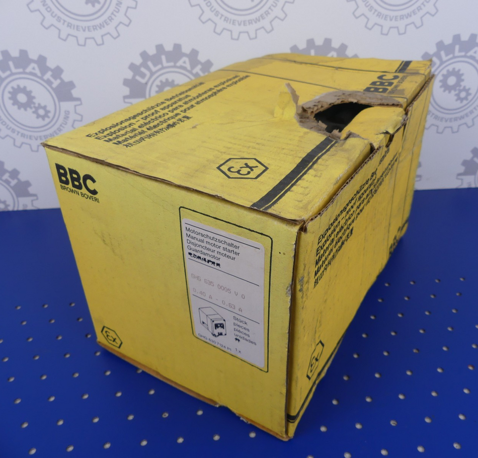 BBC GHG 635 0005 V 0 Brown Boveri Motorschutzschalter