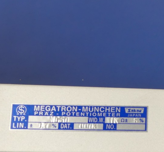MEGATRON-MUNCHEN SAKAE PRAZ-POTENTIOMETER WG50