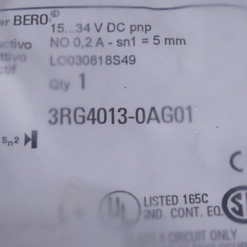 Siemens 3RG4013-0AG01 Induktiv Sensor