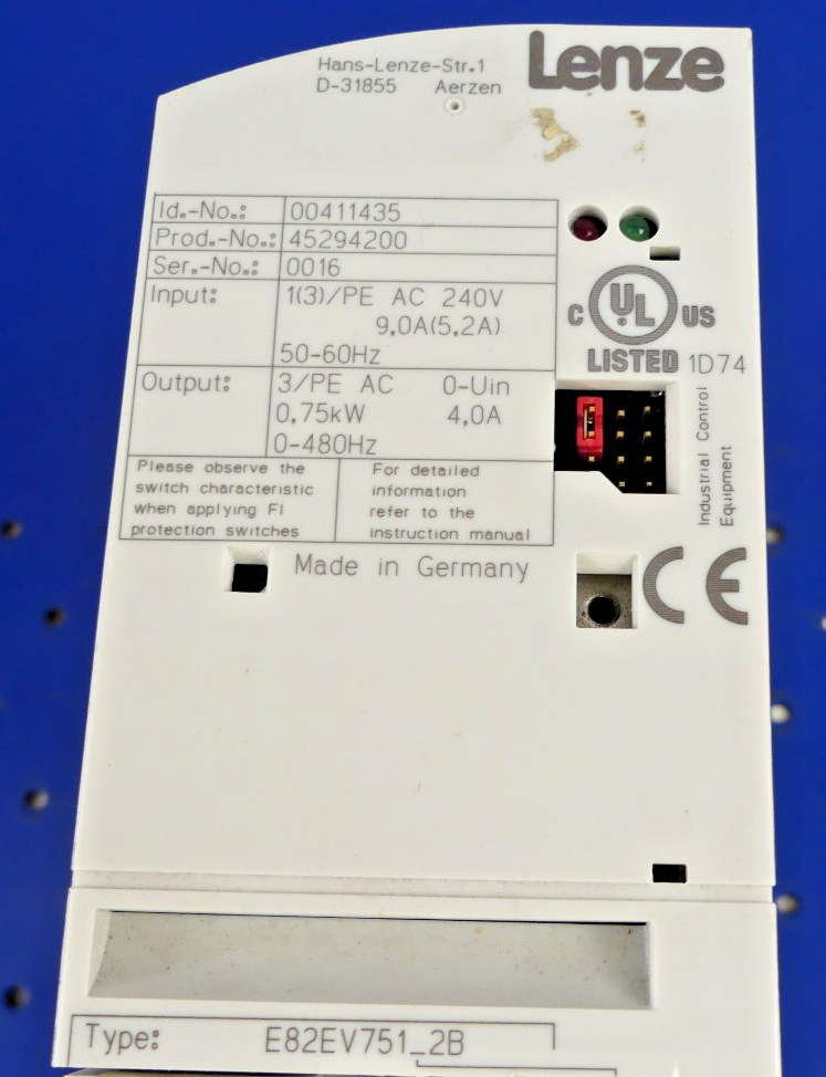 lenze 00411435 E82EV751-2B