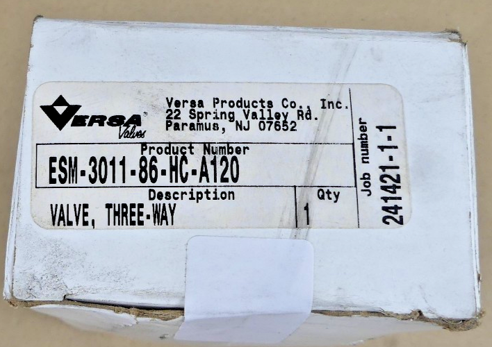 VERSA VALVE ESM-3011-86-HC-A120