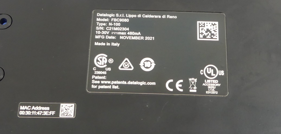 DATALOGIC FBC9080 N-100
