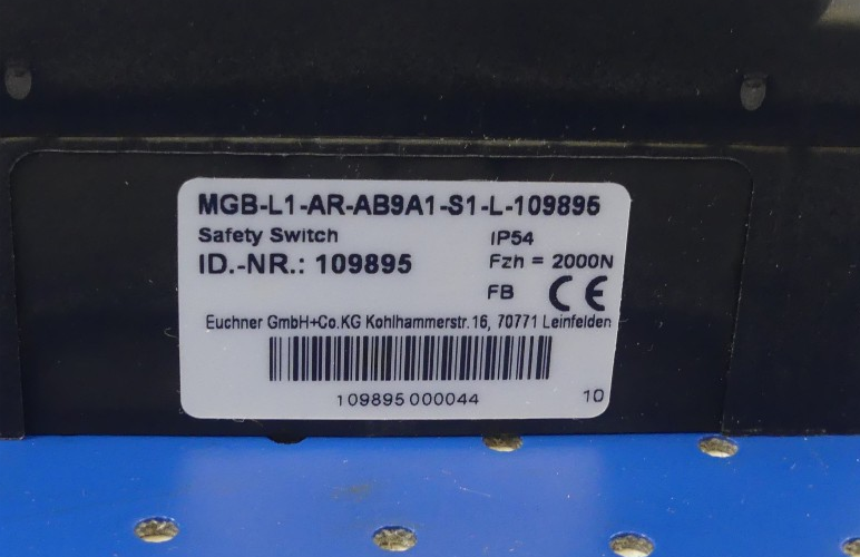 EUCHNER MGB-L1-AR-AB9A1-S1-L-109896