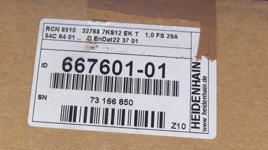 HEIDENHAIN RCN 8510 32768 7KS12 EK T 1,0 FS 29A 667601-01 ID: 667601-01 NEU