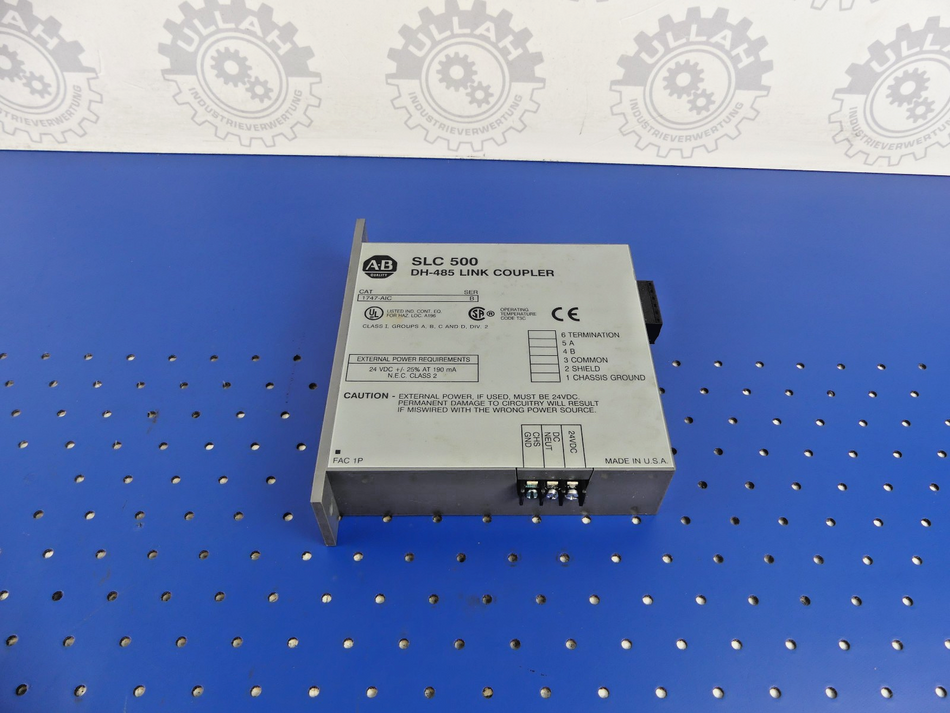 ALLEN BRADLEY  SLC 500 DH-485 LINK COUPLER