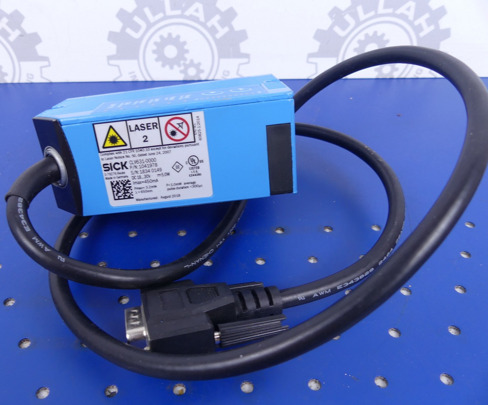 Sick CLV631-0000 1041978 Laser 2 Barcode Scanner