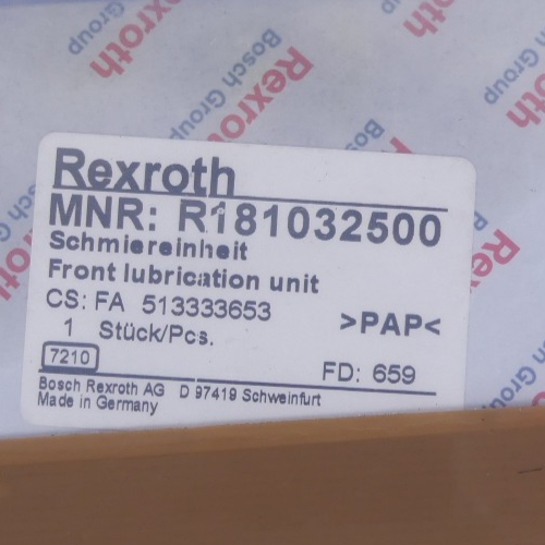 4 x Rexroth R181032500 Schmiereinheit