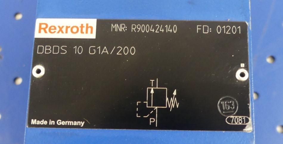 Rexroth DBDS 10 G1A/200 R900424140 Hydraulikventil Druckbegrenzungsventil